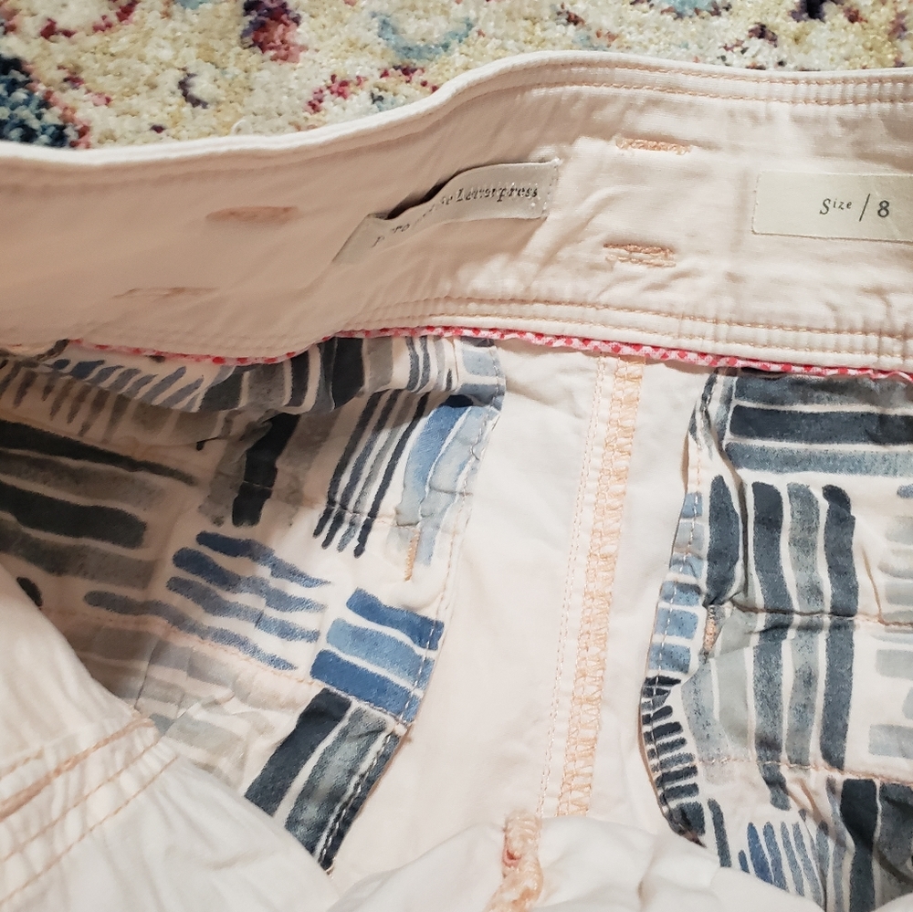Anthropologie Pilcro and the Letterpress Pale Peach Skirt Sz 8 - Picture 10 of 11